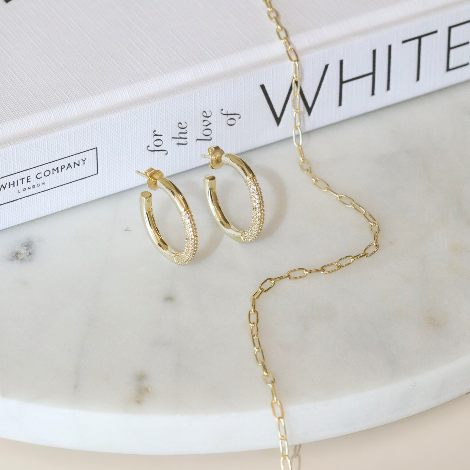 ARGOLLAS BRISA BAÑO DE ORO 23 mm