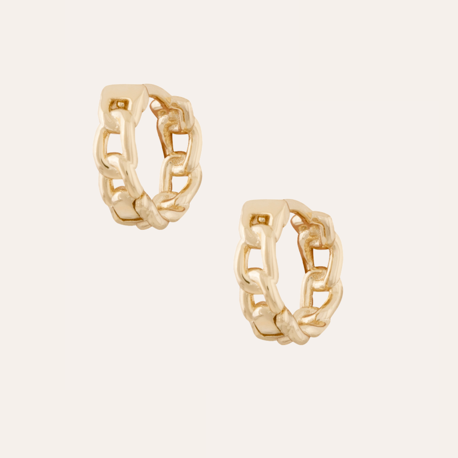 ARGOLLAS MINI CHAIN BAÑO DE ORO