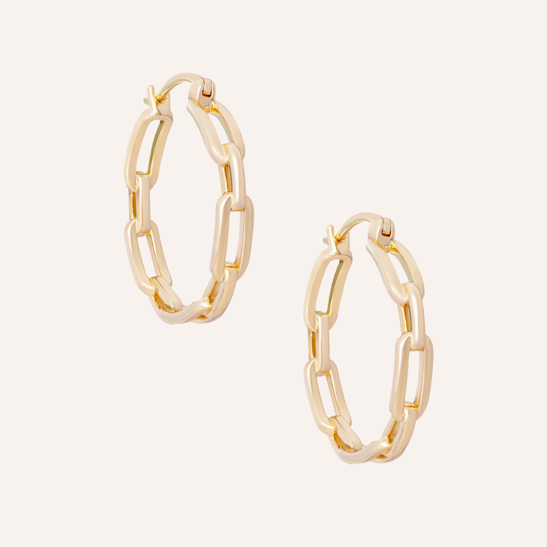 ARGOLLAS CHAIN BAÑO DE ORO