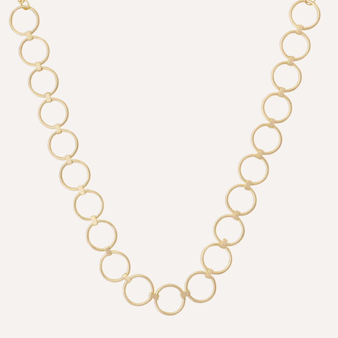 CHOCKER LILIAN BAÑADO EN ORO