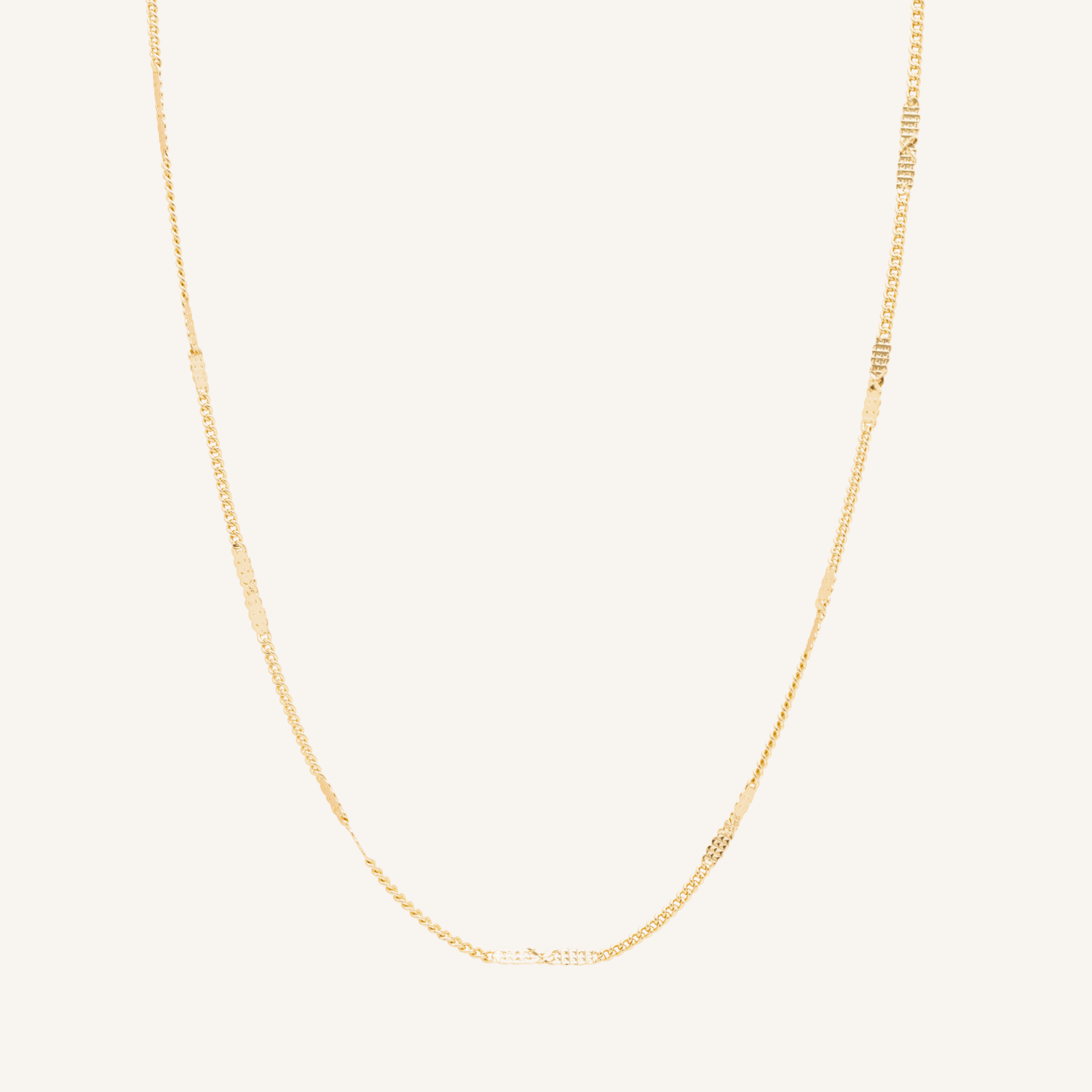 COLLAR BASTIMA BAÑO DE ORO