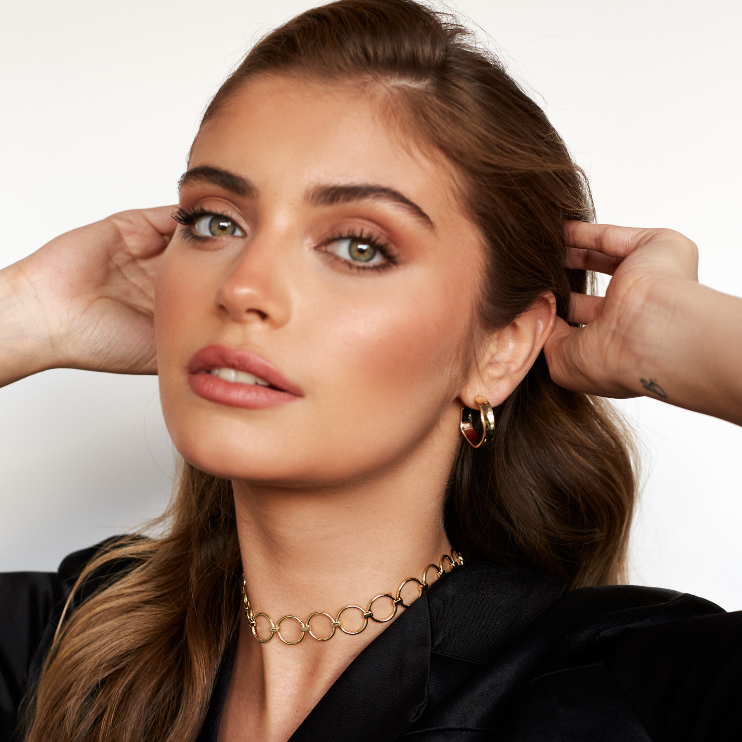 CHOCKER LILIAN BAÑADO EN ORO