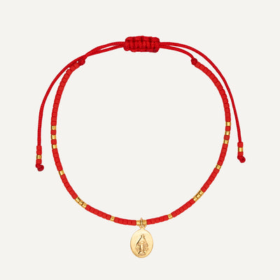 PULSERA DE HILO ROJO GOLFI VIRGEN DE LOS RAYOS