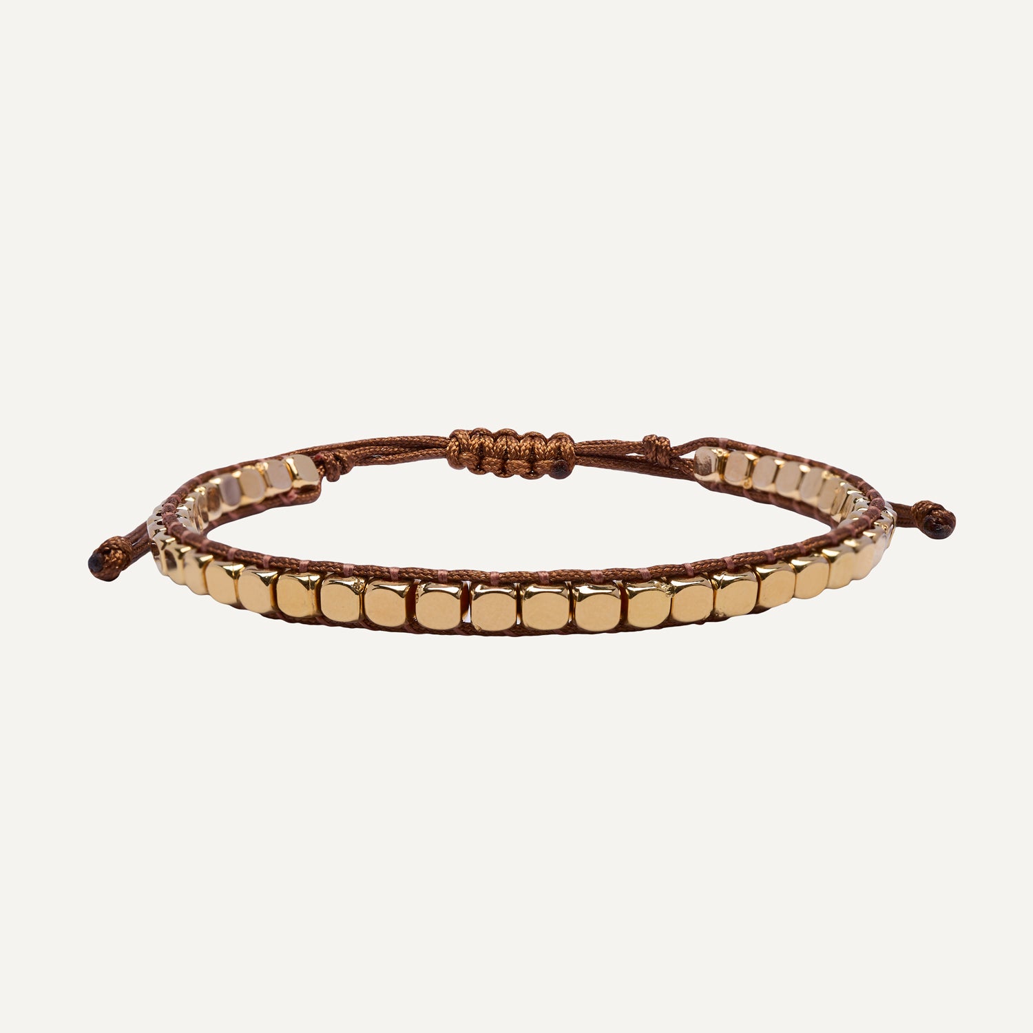 PULSERA DE HILO TOFFEE SQUARE GOLFI
