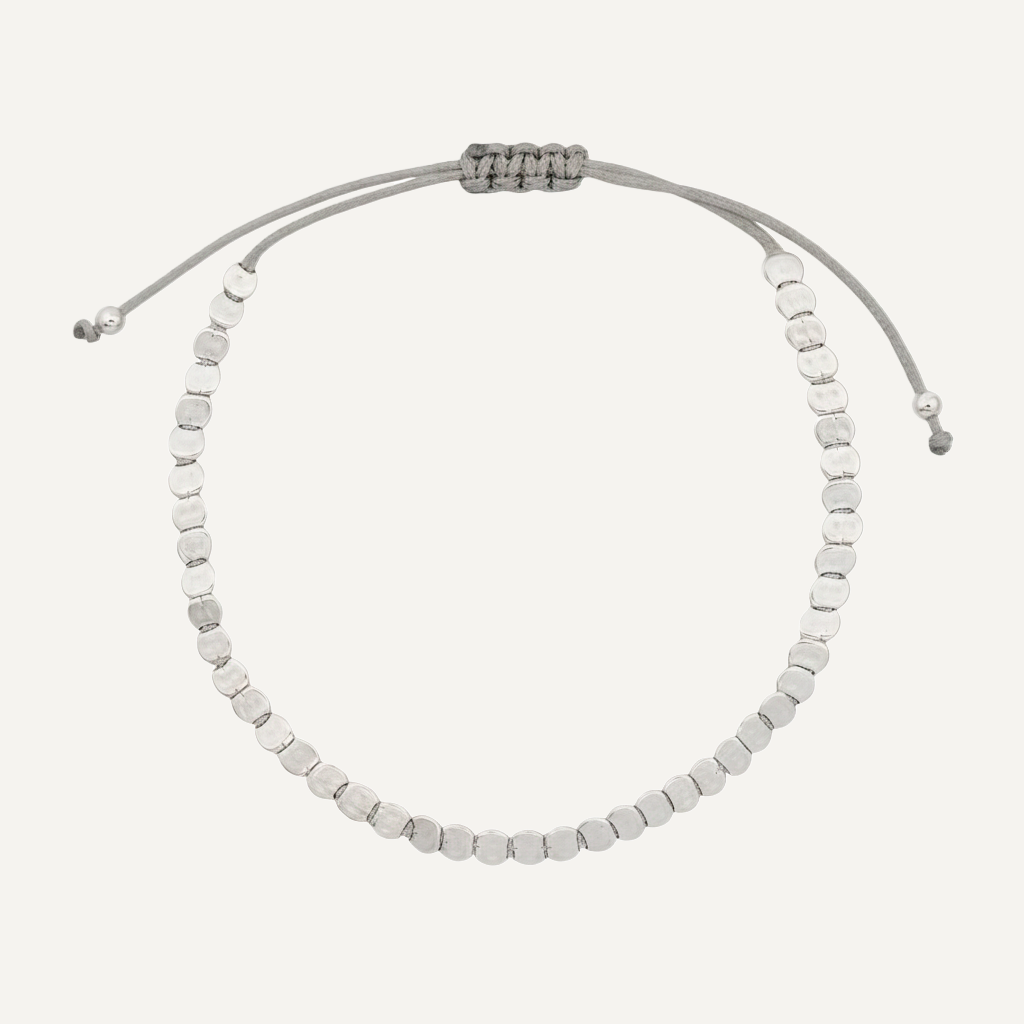 PULSERA DOT PLATA