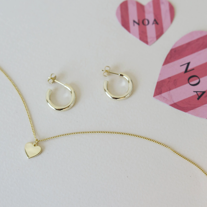 PACK CORAZÓN DORADO BAÑO DE ORO