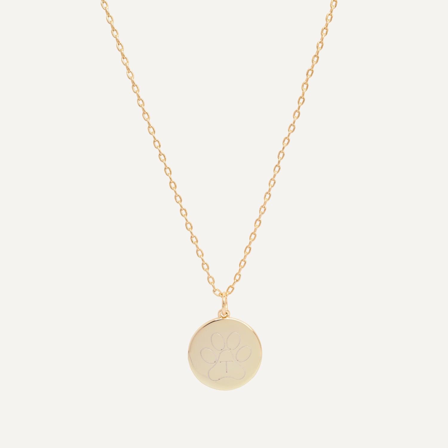 COLLAR MEDALLÓN CIRCULO GRANDE BAÑO DE ORO