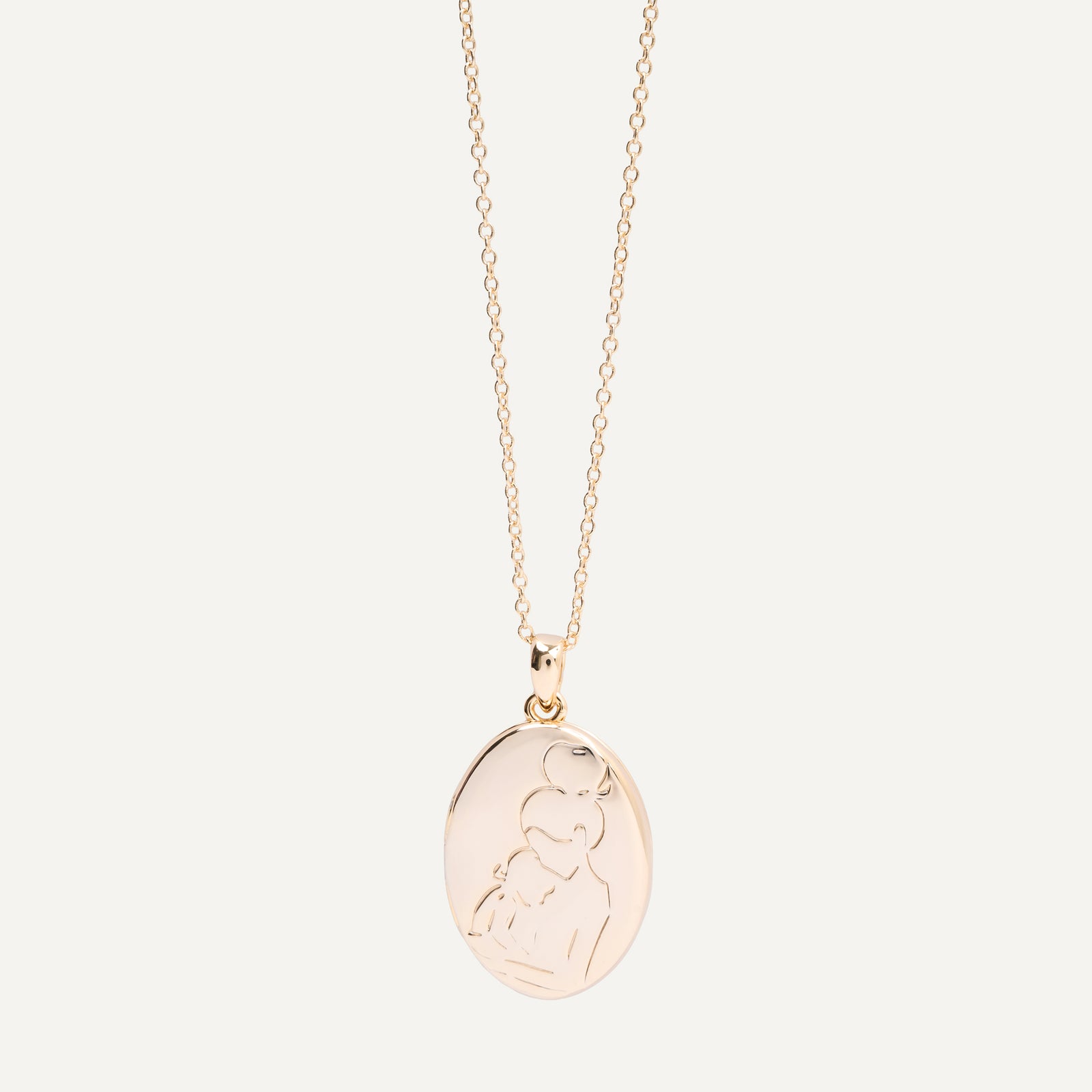 COLLAR RELICARIO MOM BAÑO DE ORO