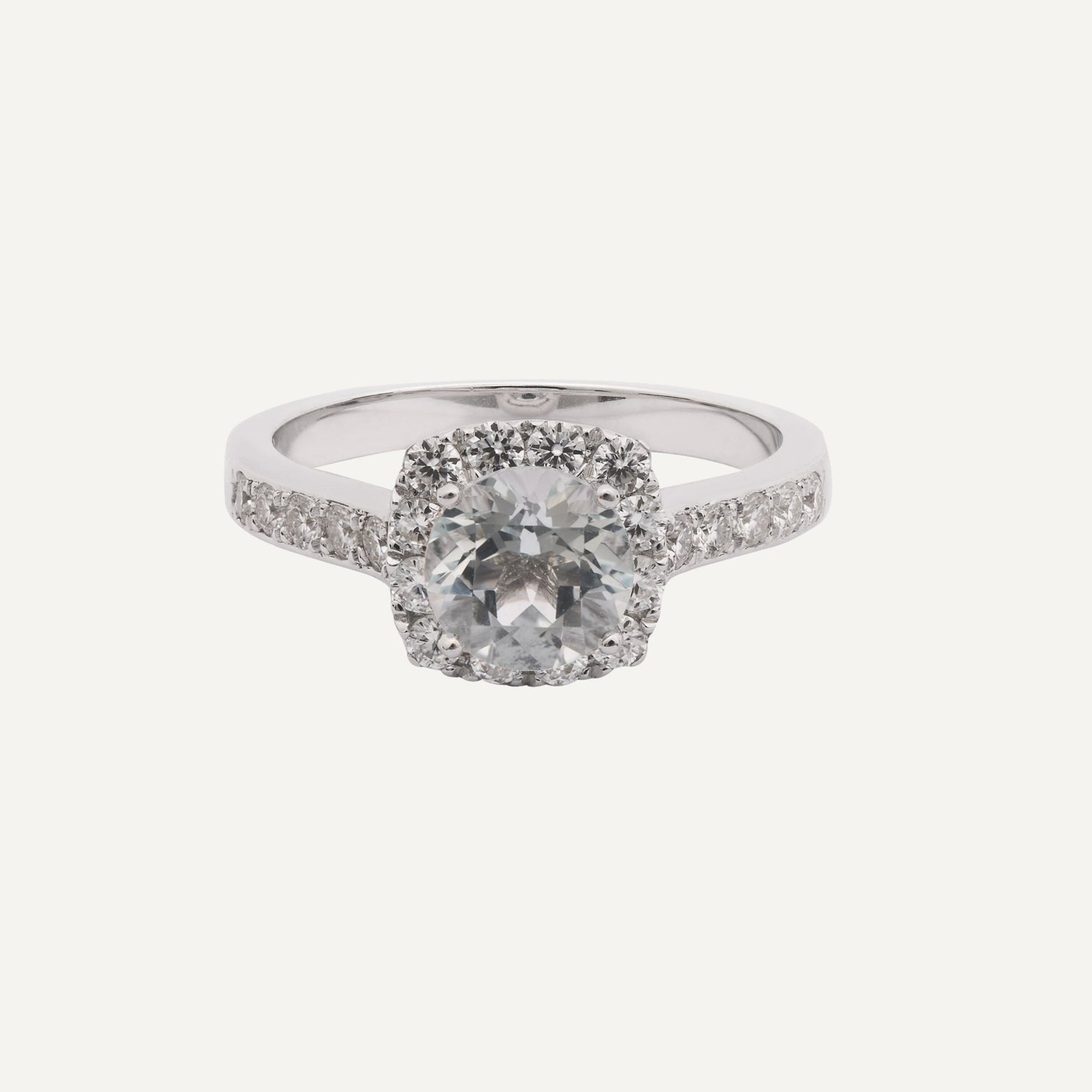 HALO PAVÉ CUSHION
