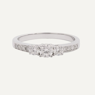 TRICILLO PAVÉ MOISSANITA