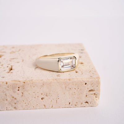 ANILLO LINA BAÑO DE ORO