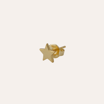 PIERCING STAR BAÑO DE ORO