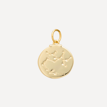 Colgante Chapado En Oro Con Motivo De Sagitario - Con Piedras Pequeñas, Para Collares, Pulseras O Pendientes, Incluye Caja De Regalo