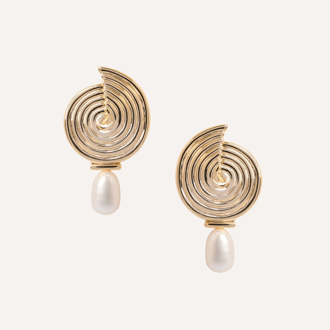 AROS CORAL BAÑO DE ORO