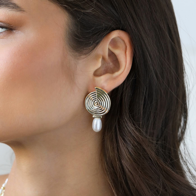 AROS CORAL BAÑO DE ORO