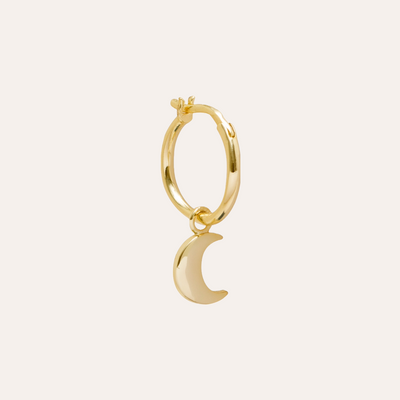 PIERCING MOON BAÑO DE ORO