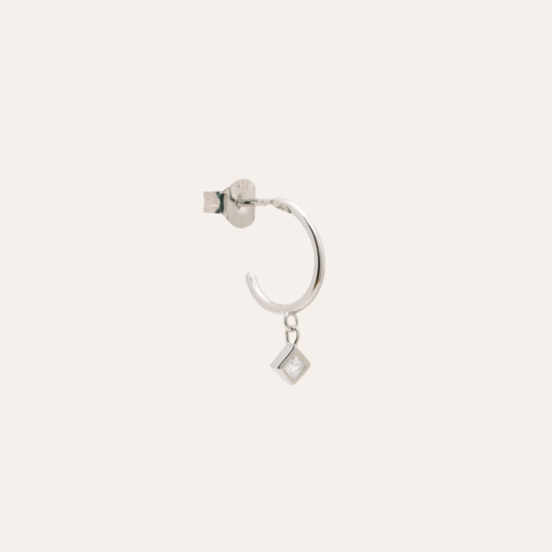 PIERCING ROMBOS PLATA