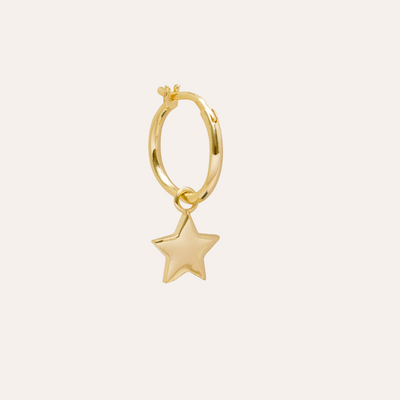 PIERCING STAR BAÑO DE ORO