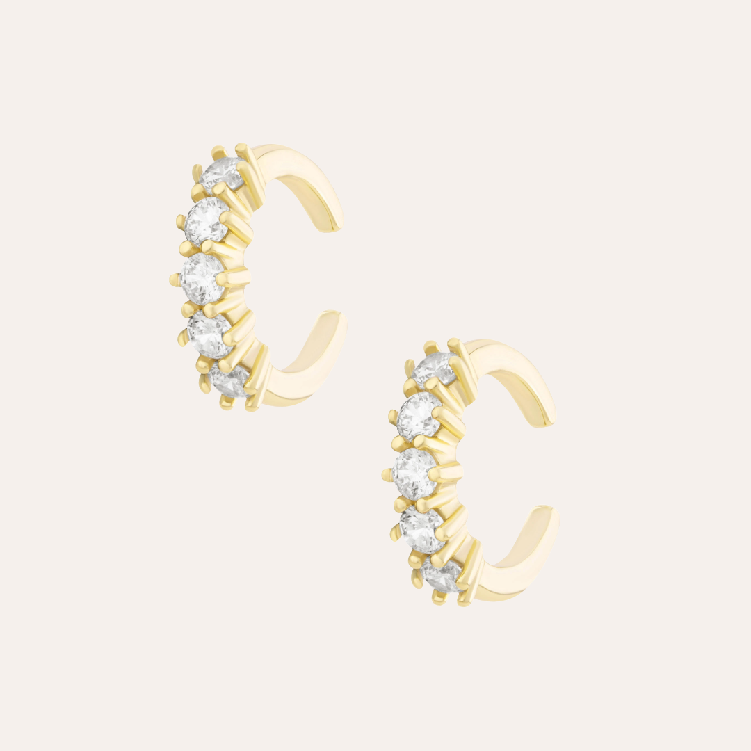 EAR CUFFS MAXI HELIO BAÑO DE ORO