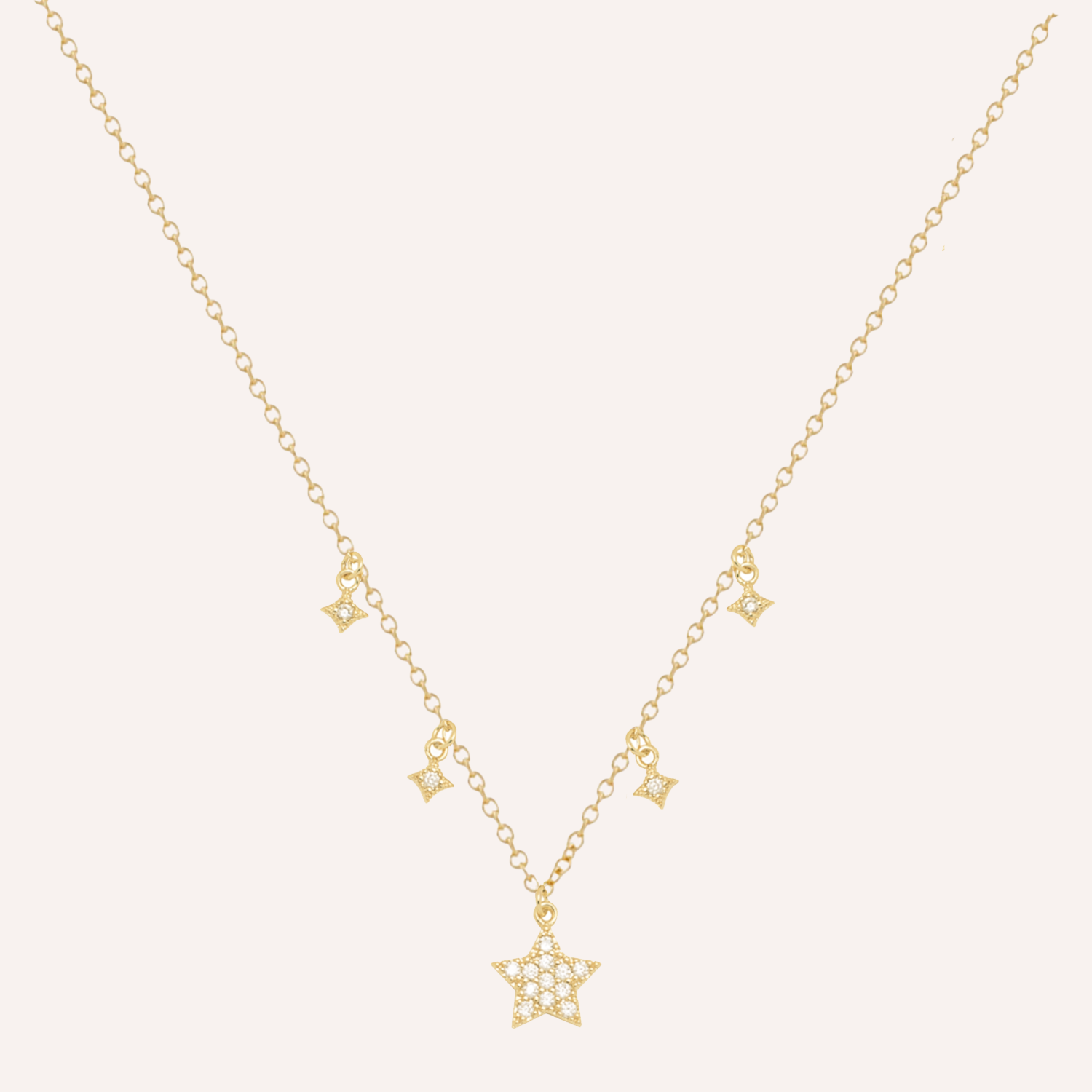 COLLAR ALEXA BAÑO DE ORO