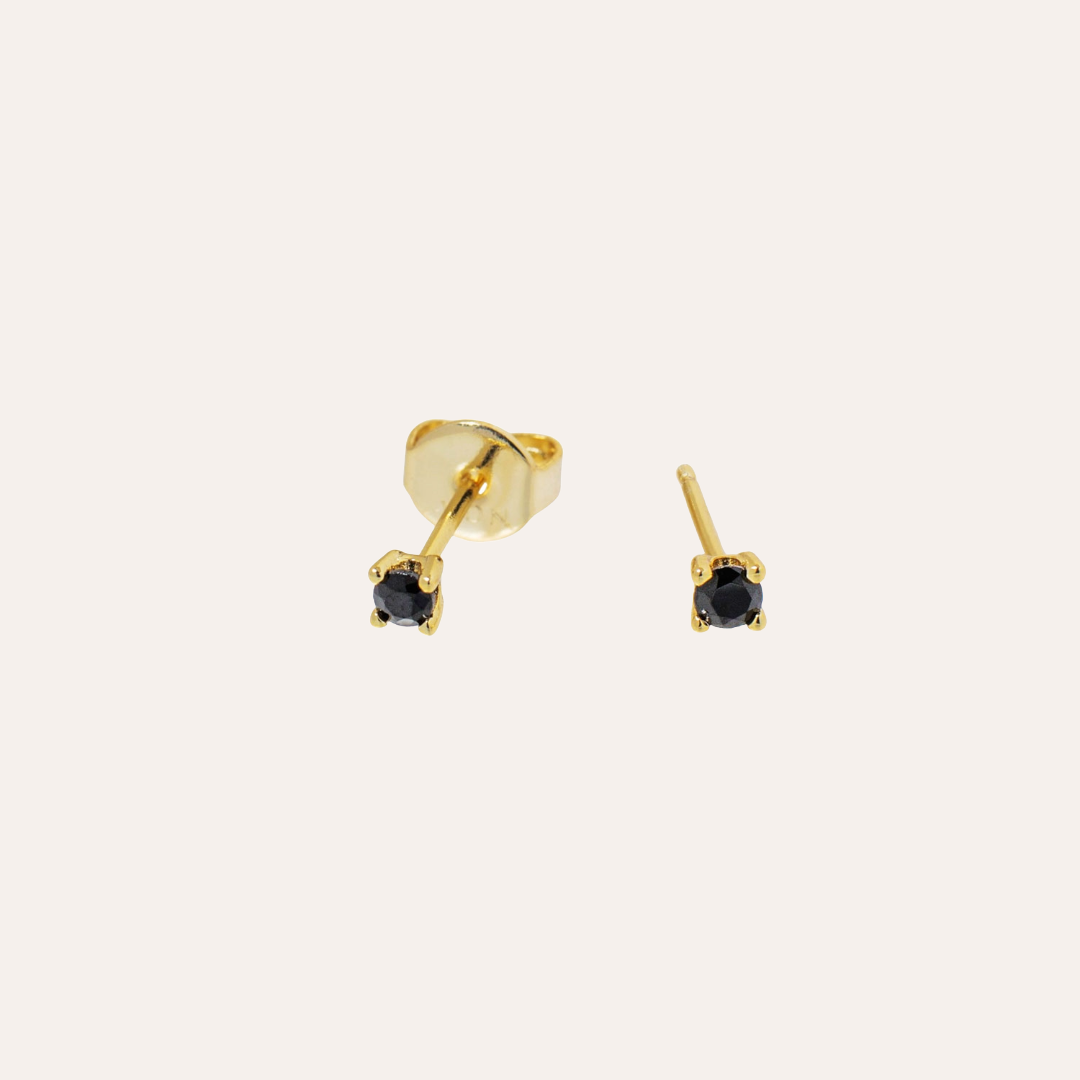 AROS PUNTO DE LUZ BLACK BAÑO DE ORO