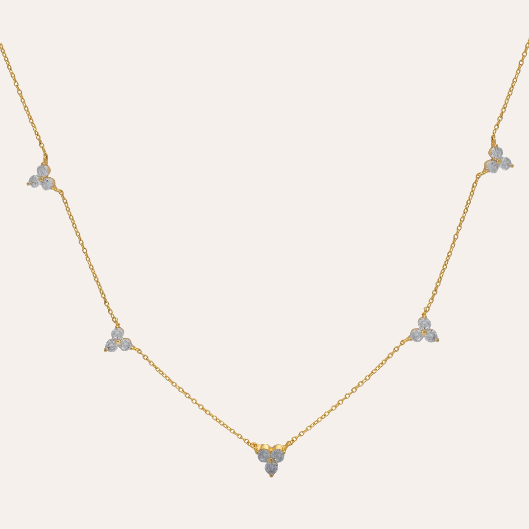 COLLAR JAZMIN BAÑO DE ORO