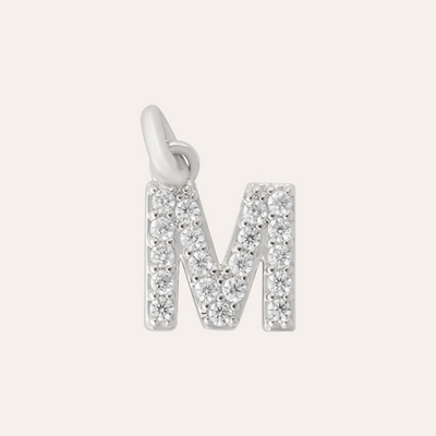 CHARM LETRA M PLATA