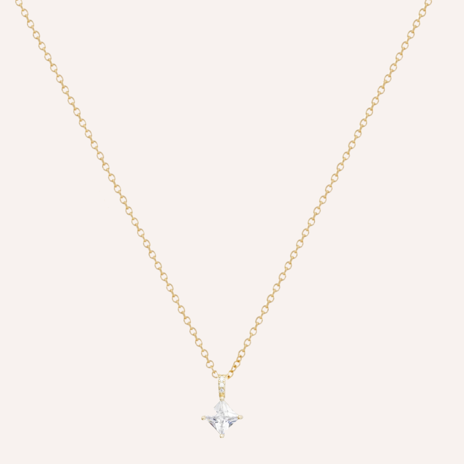 COLLAR ASH BAÑO DE ORO