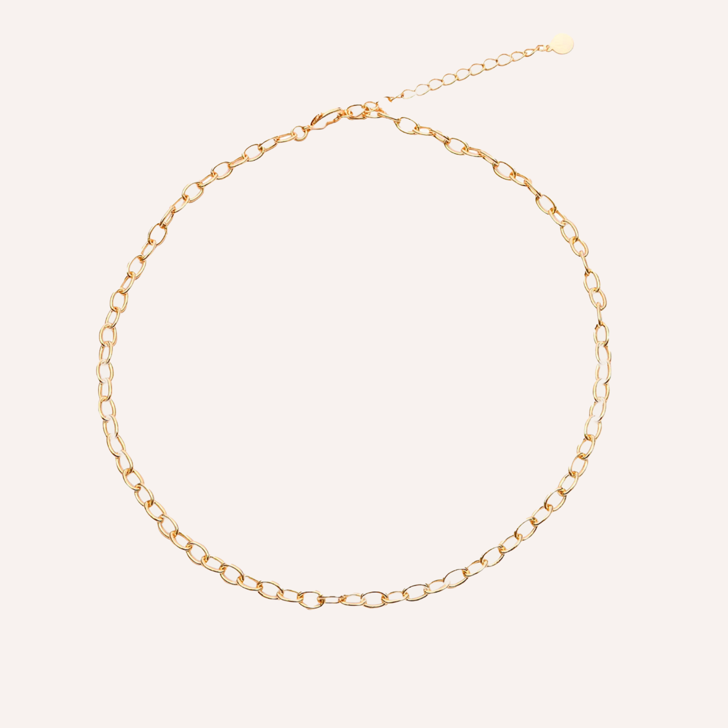 CHOCKER CIRCLE BAÑO DE ORO