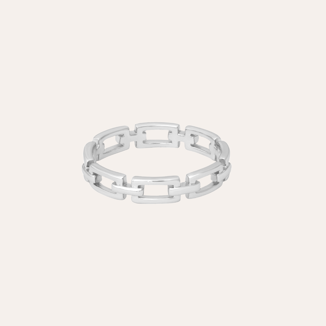 ANILLO CHAIN PLATA