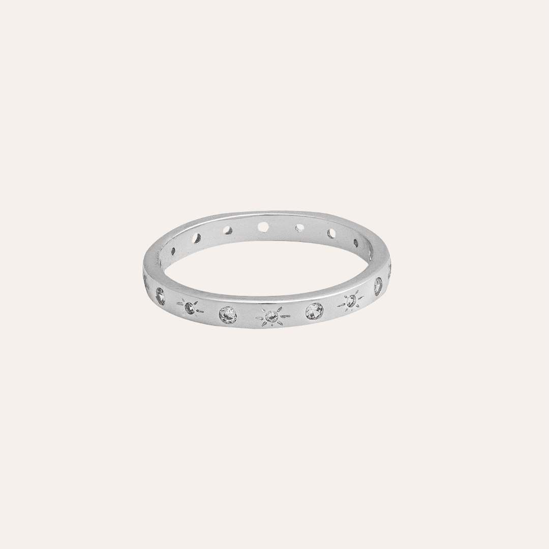 ANILLO SHOOTING STAR PLATA