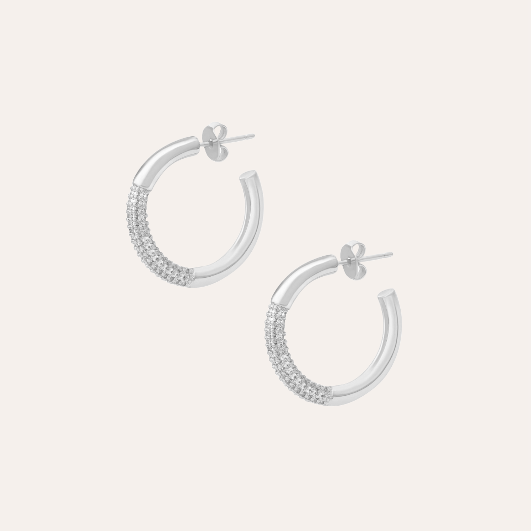 ARGOLLAS BRISA PLATA 13 MM