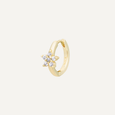 PIERCING LIRIO BAÑO DE ORO