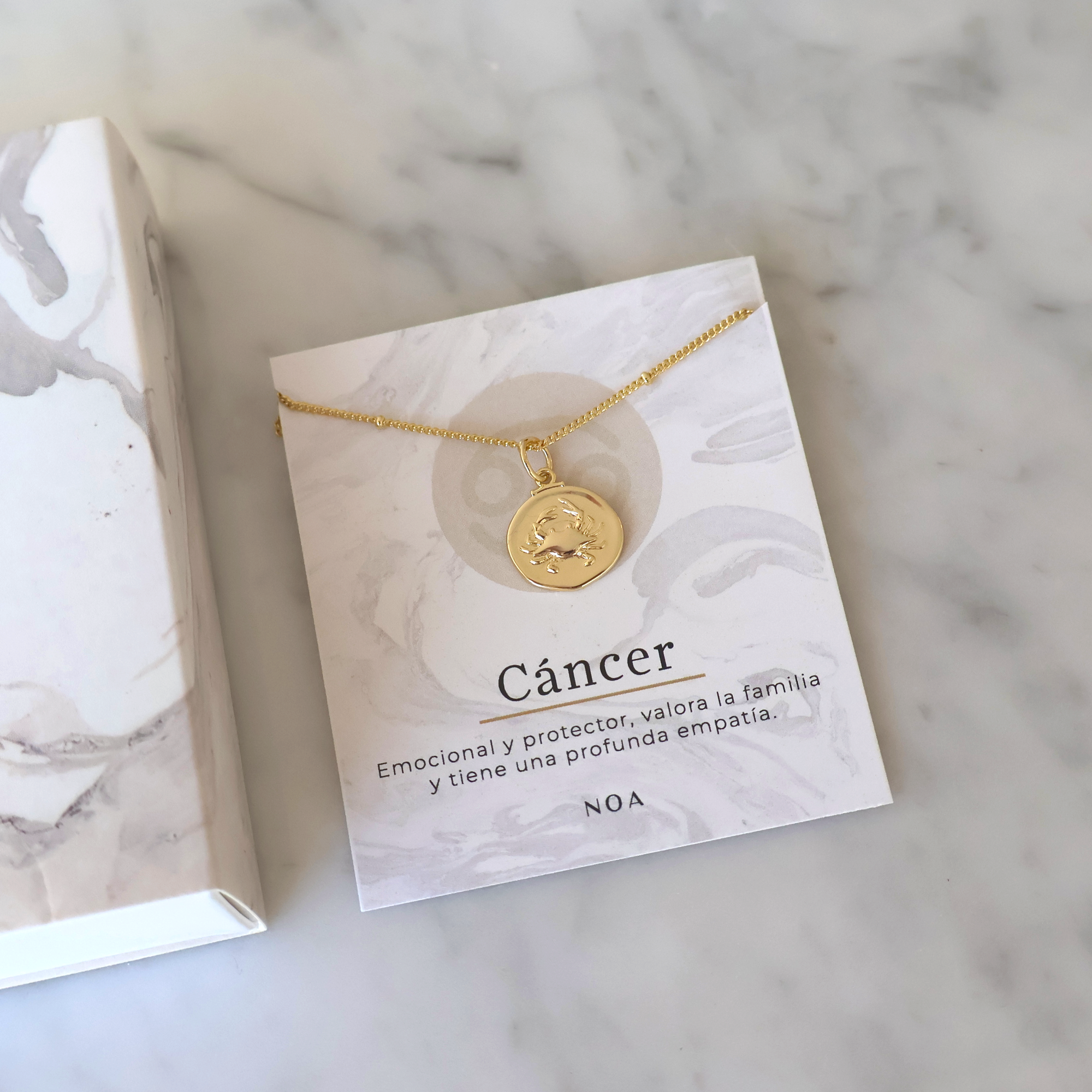 CHARM CÁNCER BAÑO DE ORO