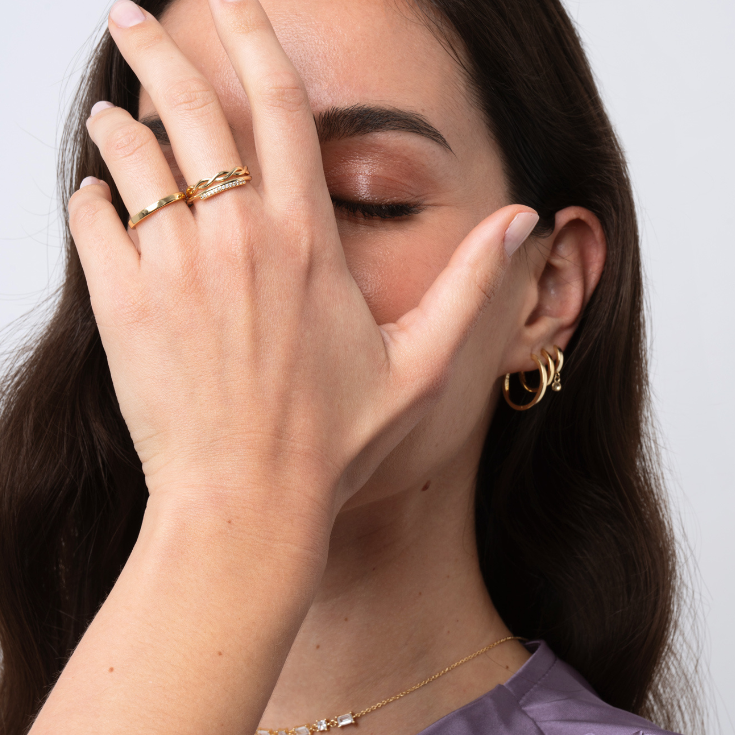 ANILLO PLATZ BAÑO DE ORO