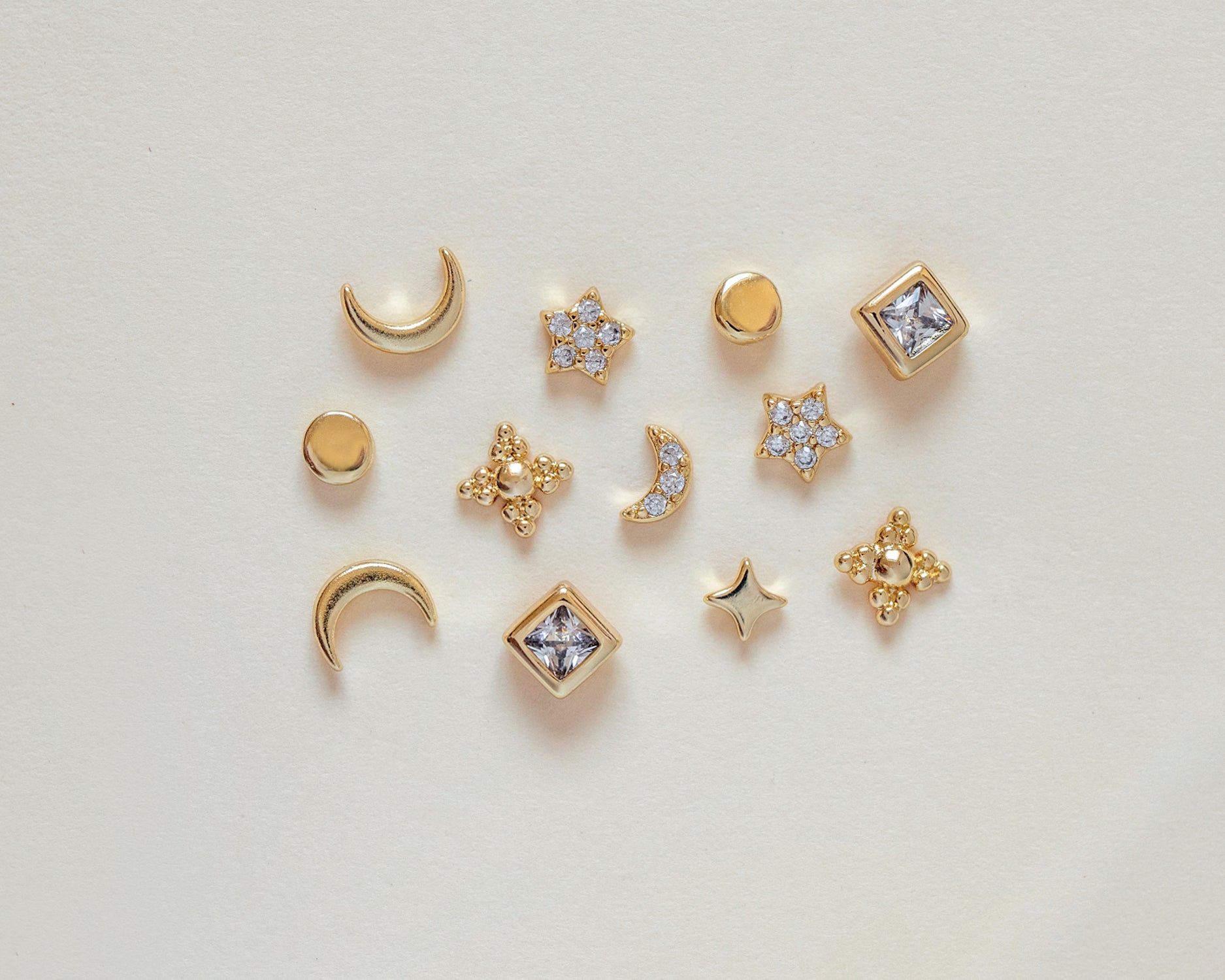 PIERCING ESTRELLA BALI BAÑO DE ORO