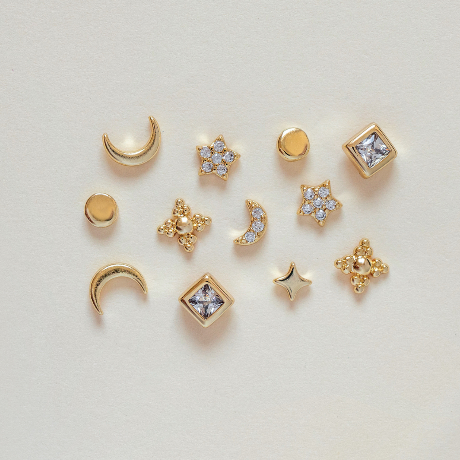 AROS CHERIE BAÑO DE ORO