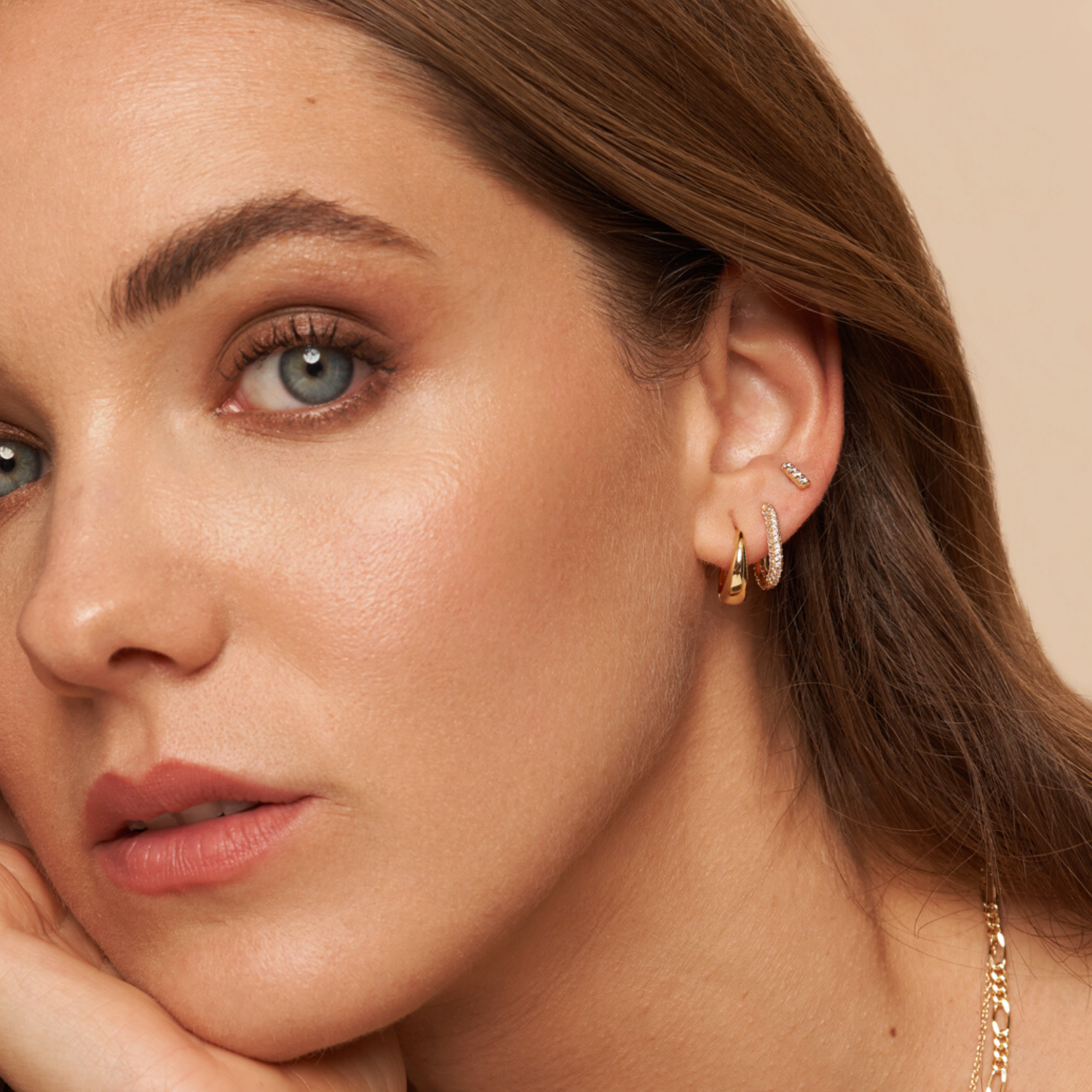 AROS LEDA BAÑO DE ORO