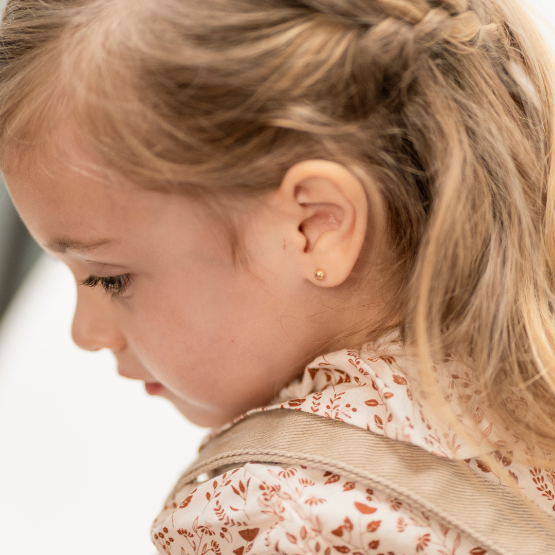 AROS ABRIDORES ORO 18K DE BEBE BOLITA