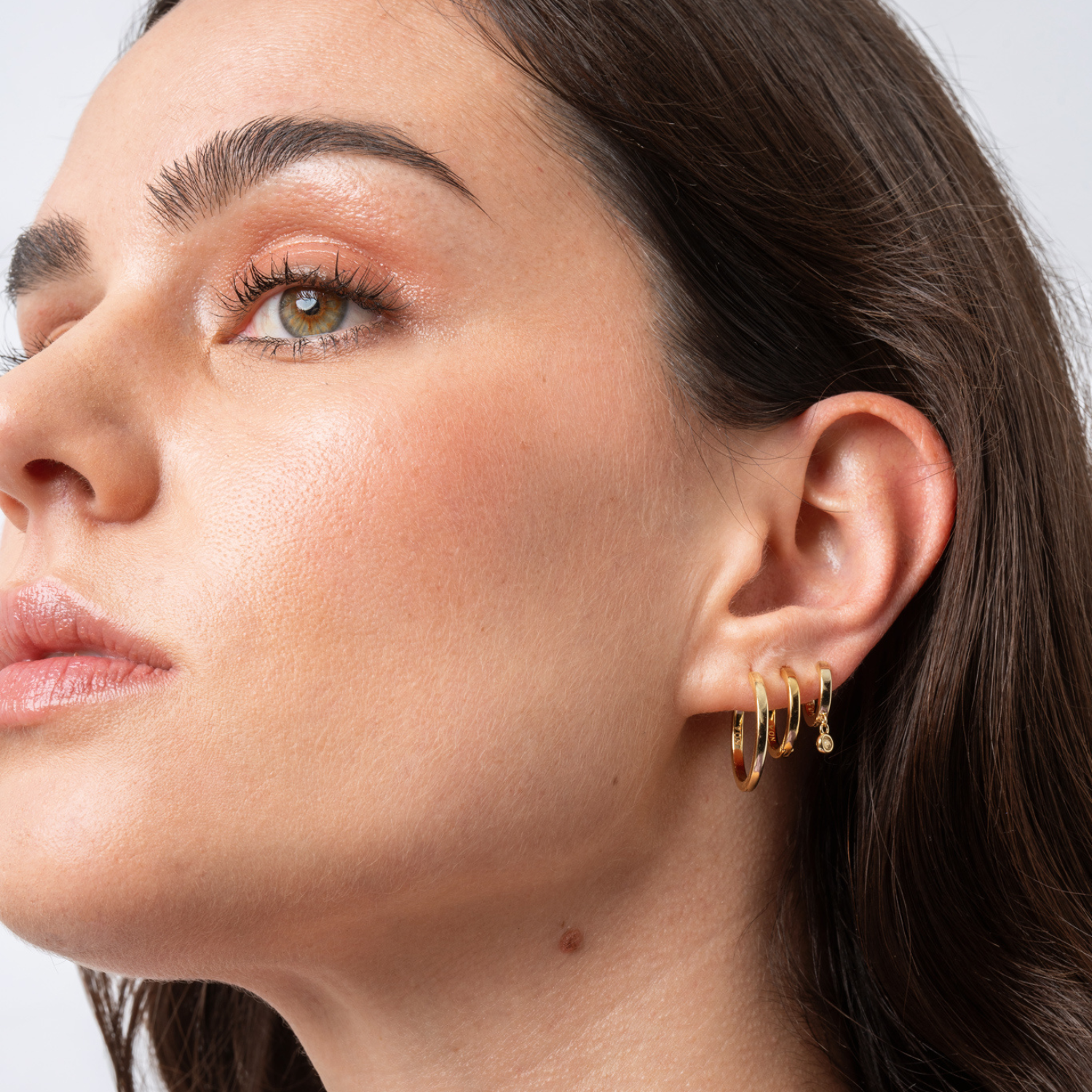 ARGOLLAS MIA BAÑO DE ORO 12MM