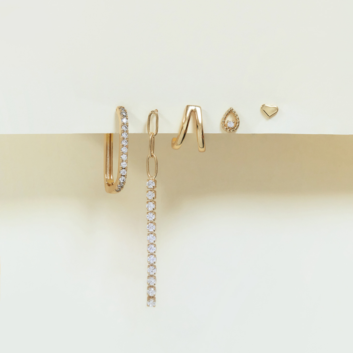 PIERCING IVORY BAÑO DE ORO