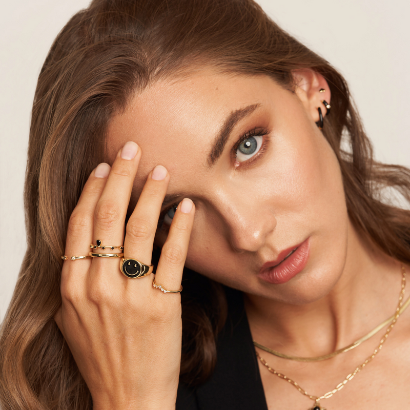 ANILLO LAUREN BAÑO DE ORO