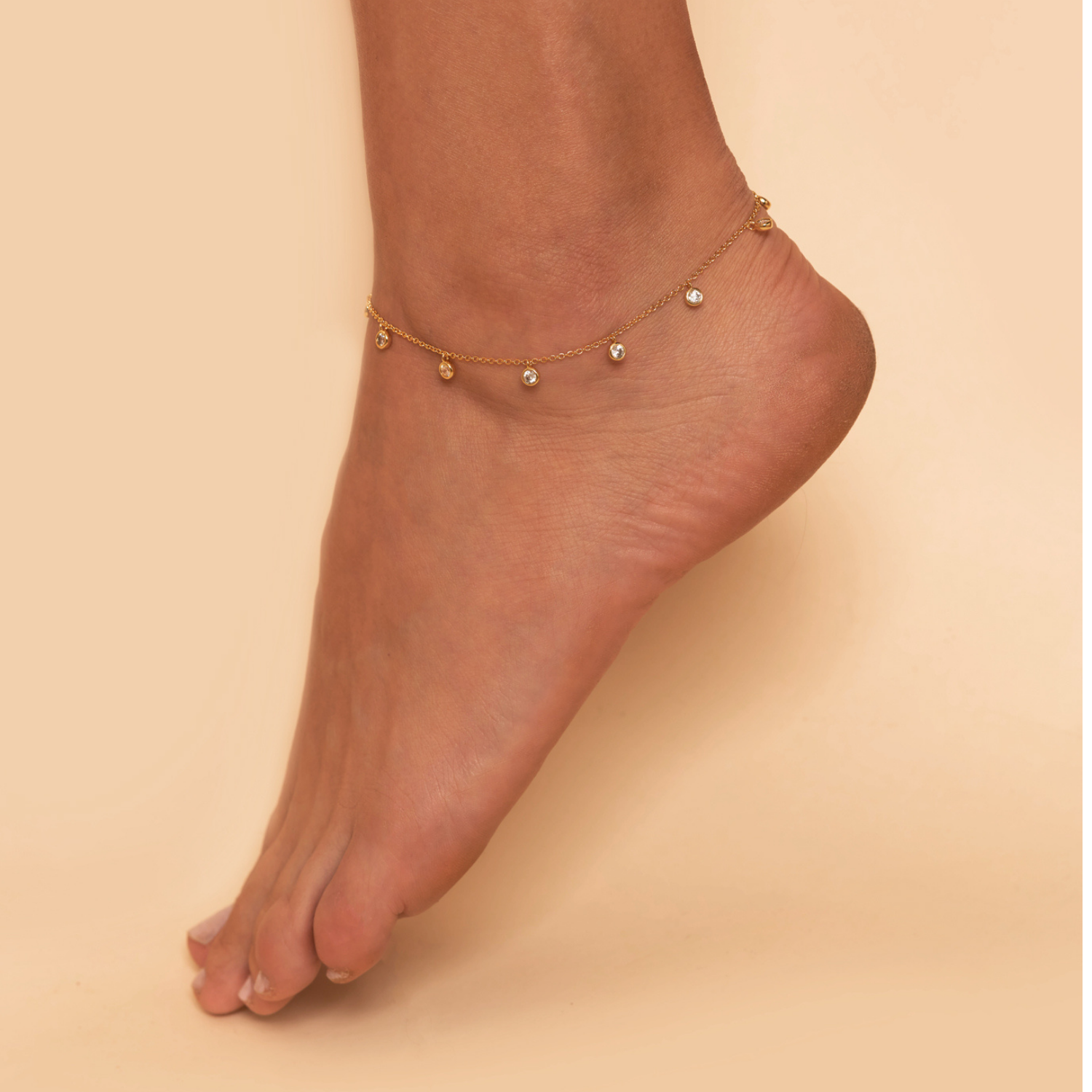 TOBILLERA SHINE BAÑO DE ORO