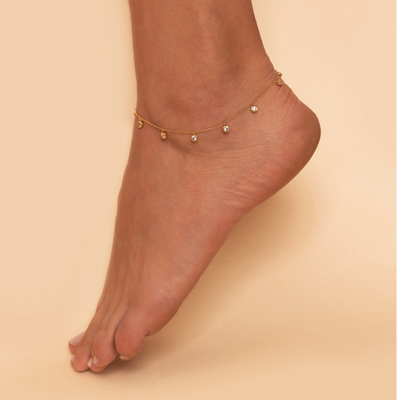 TOBILLERA SHINE BAÑO DE ORO