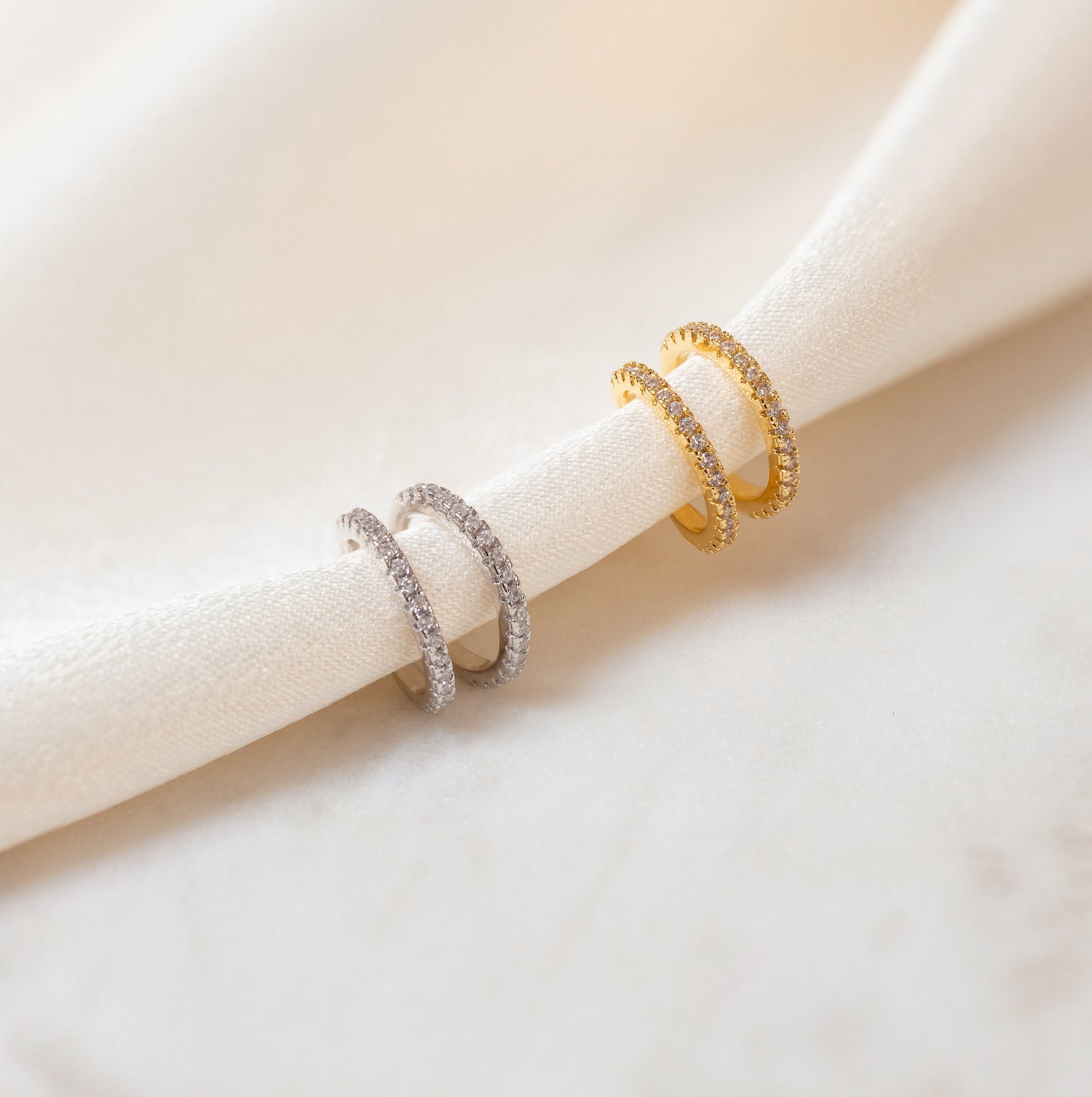 EAR CUFFS MAXI ELISSA BAÑO DE ORO