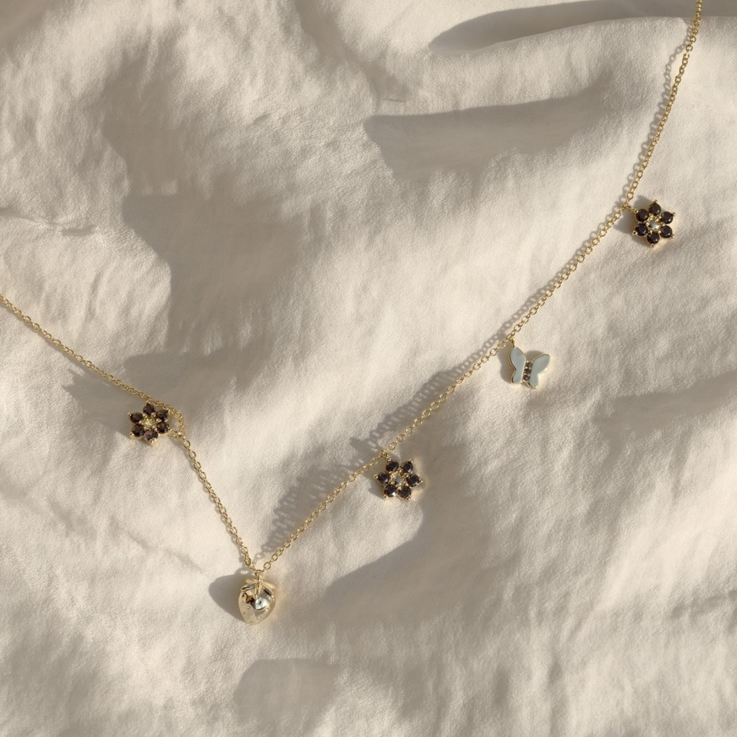 COLLAR DE NIÑA SUMMER BAÑO DE ORO