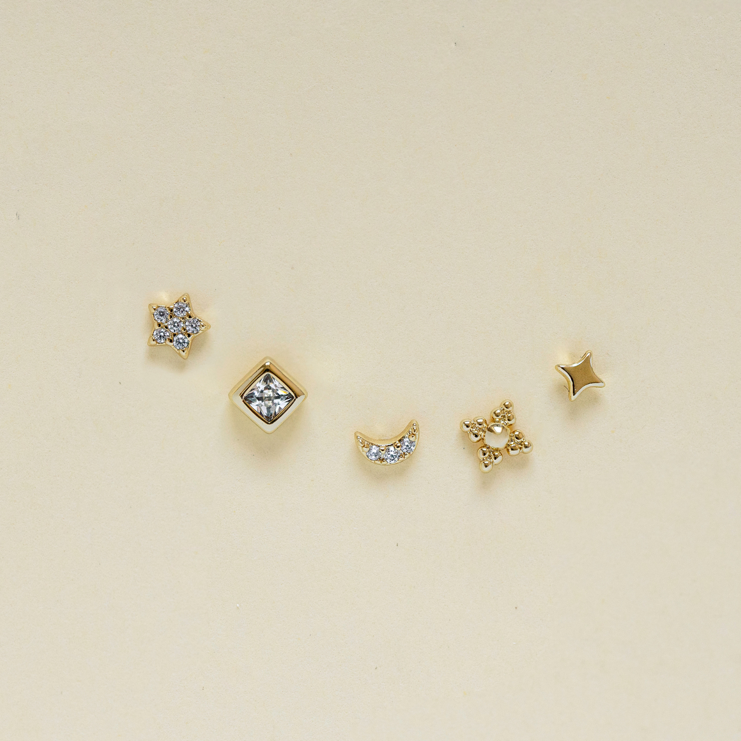 AROS CHERIE BAÑO DE ORO