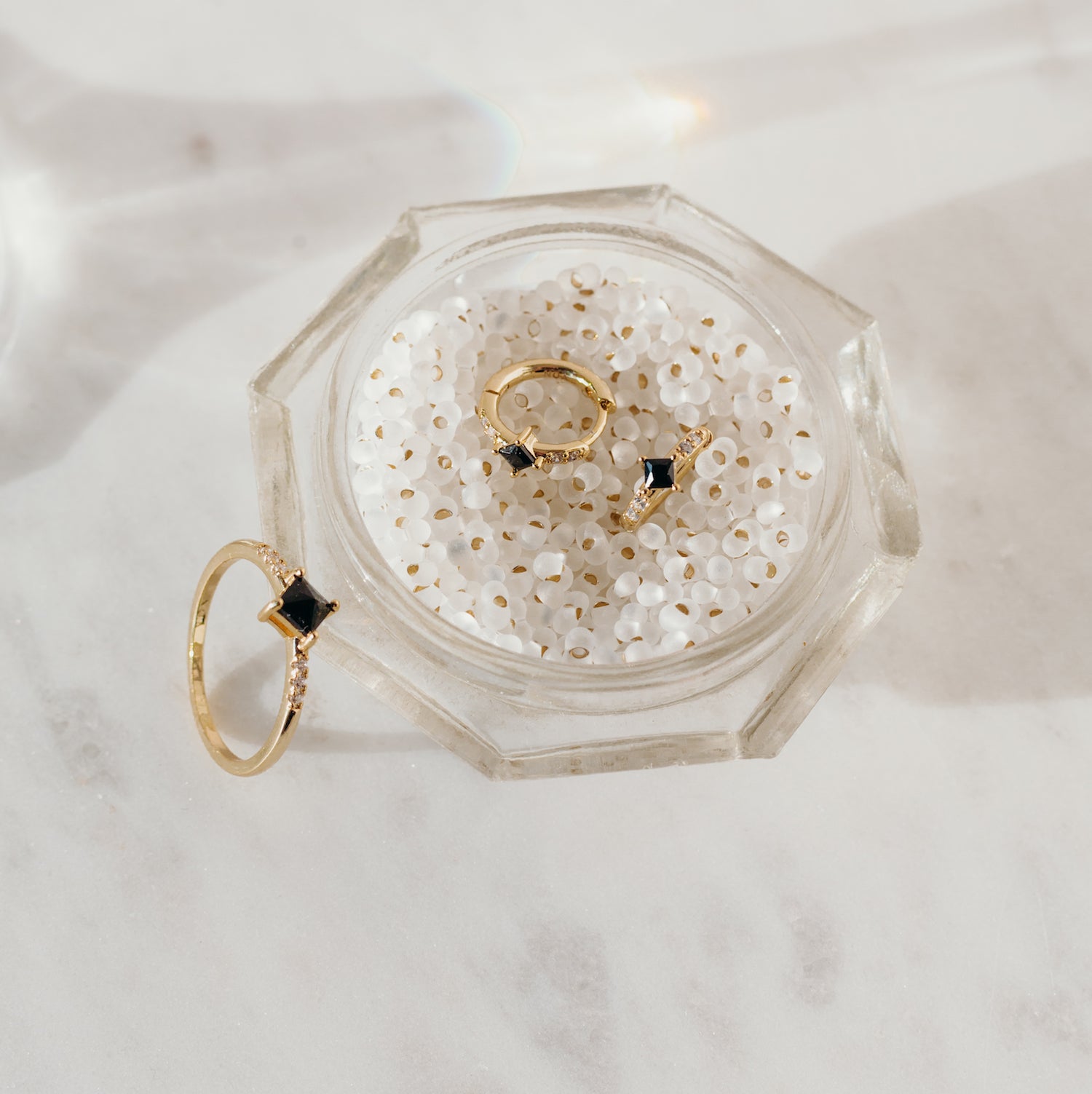 ARGOLLAS BLACK MIA BAÑO DE ORO