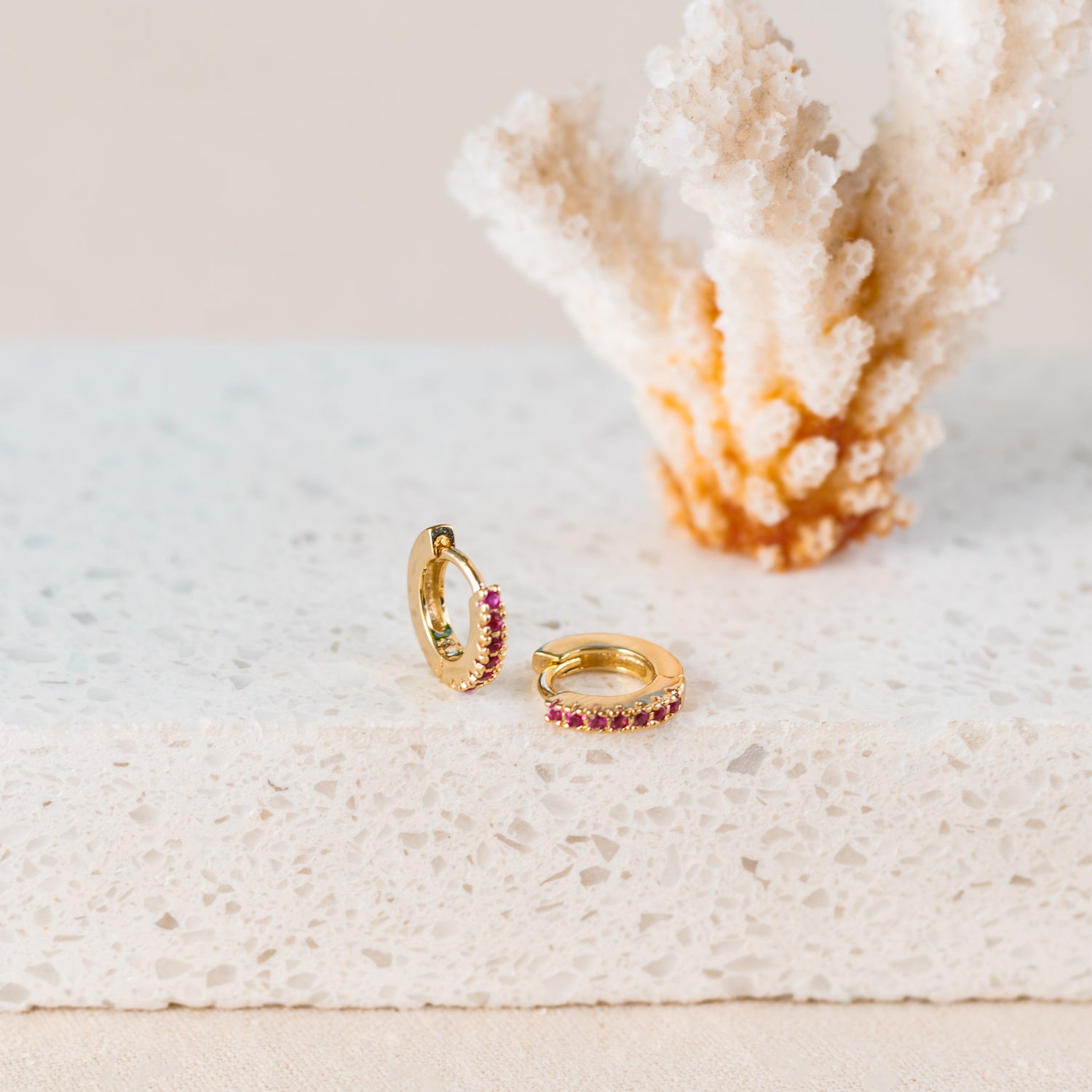 PIERCING SHINE ROSE BAÑO DE ORO