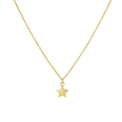 COLLAR STAR BAÑO DE ORO